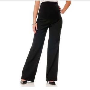 Large OH BABY MOTHERHOOD MATERNITY Black Bootcut